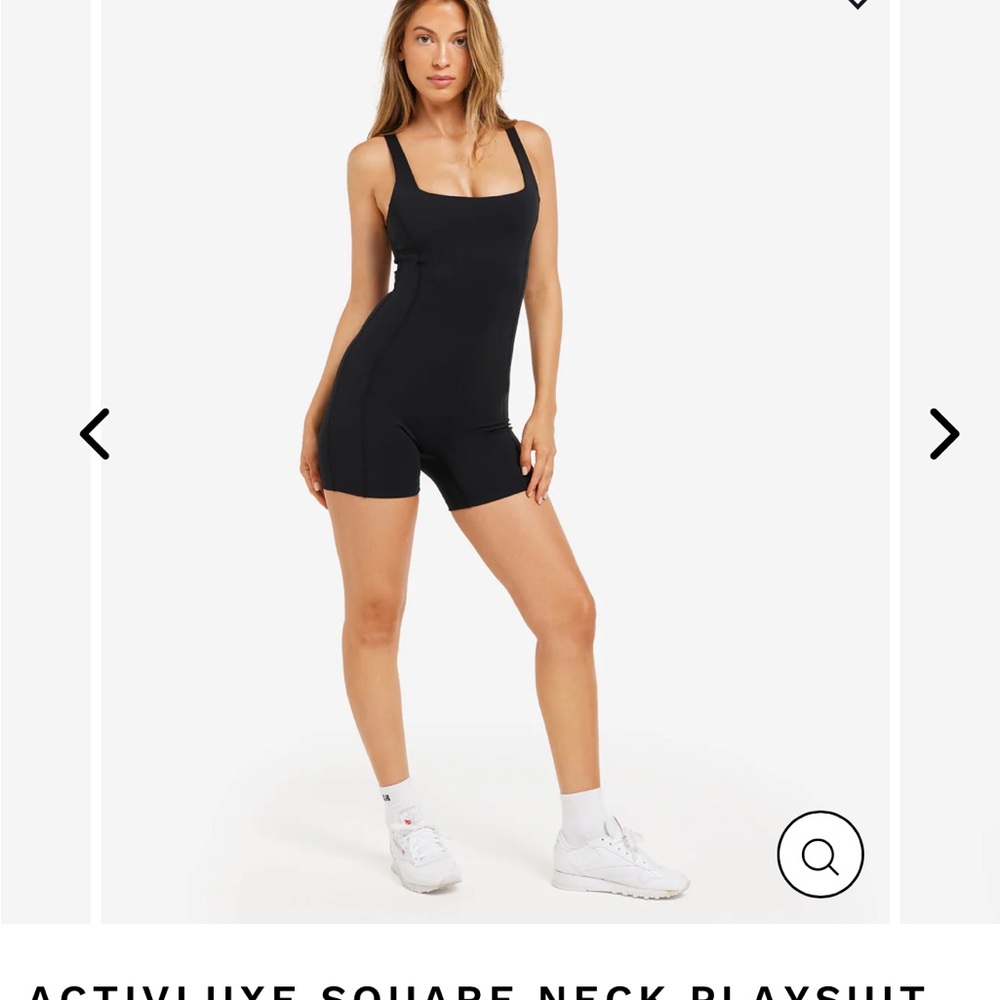 CSB ACTIVLUXE SQUARE NECK PLAYSUIT. SIZE XS. BRAND NEW